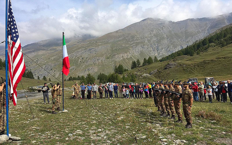 La cerimonia di commemorazione del 2018